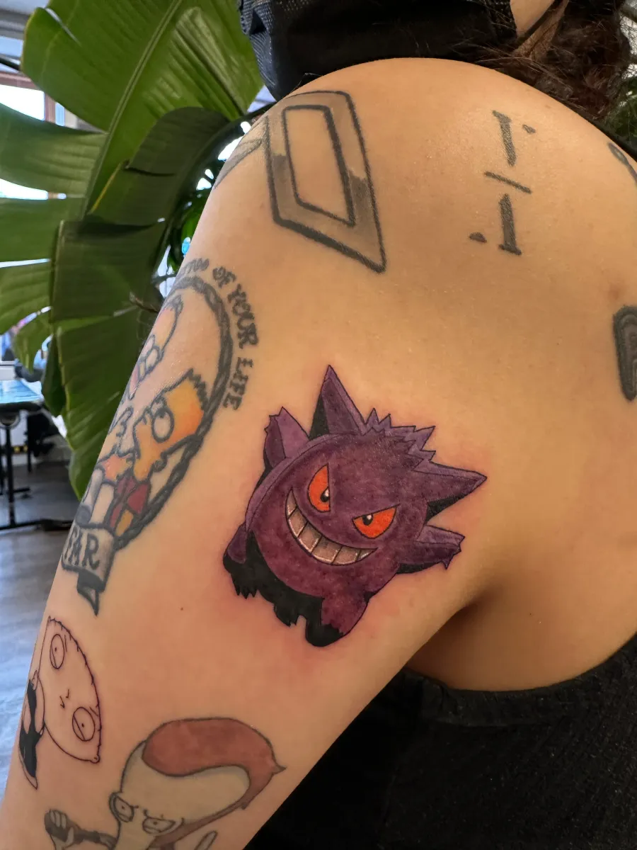 Compact colour tattoo from the Phantom Avenue Edmonton portfolio
