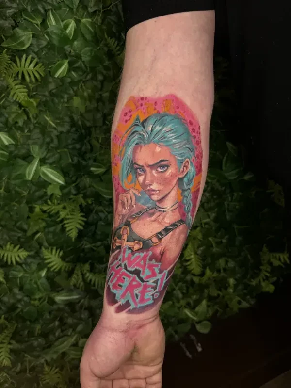 Colour tattoo by Juan Del Pino at Phantom Avenue Edmonton
