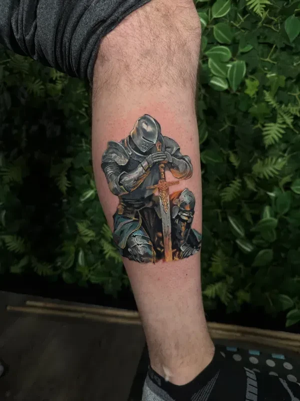 Polished colour custom tattoo by Juan Del Pino at Phantom Avenue, Edmonton