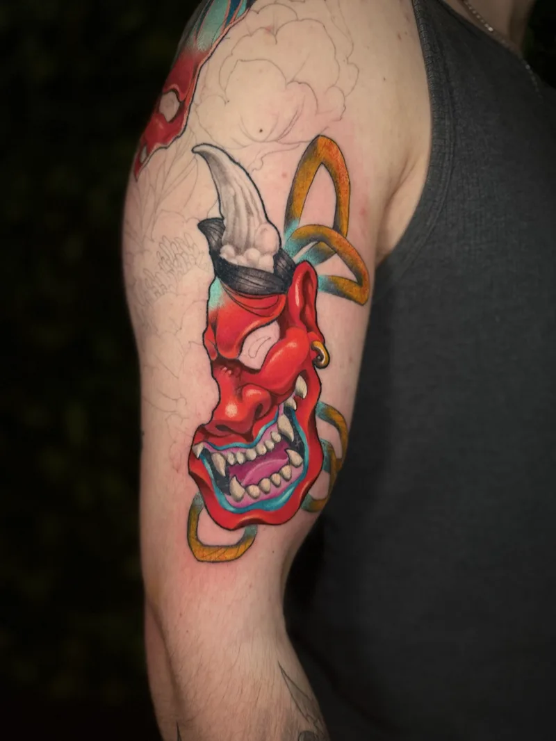 Colour tattoo by Juan Del Pino at Phantom Avenue Edmonton